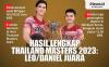 Infografis Leo/Daniel Juara Thailand Masters 2023