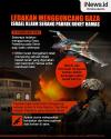 Infografis Gaza Diguncang Sejumlah Ledakan, Israel Klaim Serang Pabrik Roket Hamas