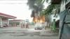 Minibus di Lumajang Ludes Terbakar usai Isi BBM di SPBU, Pengemudi Terluka 