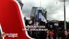 Massa Badan Permusyawaratan Desa Demo di Kawasan Patung Kuda
