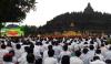 Ribuan Umat Buddha Peringati Magha Puja di Candi Borobudur