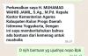 Nama Kepala Kemenag Kulonprogo Dicatut untuk Menipu, Modus Tawarkan Bantuan Rumah Ibadah