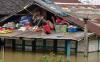 Musi Rawas Dikepung Banjir, Rumah Warga Terendam Air hingga Atap 