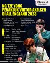 Infografis Profil Ng Tze Yong Penakluk Viktor Axelsen di All England 2023