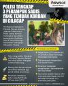 Infografis Polisi Tangkap 3 Perampok Sadis yang Tembak Korban di Cilacap
