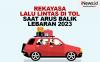 Infografis Jadwal Oneway dan Contraflow Arus Balik Tol Kalikangkung-Cikampek