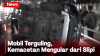 Pulang Mudik dari Jatim, Mobil Mewah Terguling di Tol Dalam Kota Arah Tangerang – Merak