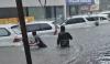 Jalan Utama di Kota Surabaya Terendam Banjir, Lalu Lintas Terganggu 