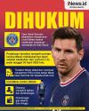 Infografis Messi Dihukum PSG