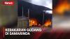 Gudang Pengepul Barang Bekas di Samarinda Terbakar, Satu Karyawan Terluka