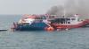 Kapal Penyeberangan Merak - Bakauheni Terbakar, Api Berasal dari Truk