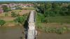 Foto-Foto Jembatan Terpanjang di Padang Pariaman Ambruk, Dibangun dari Bantuan BNPB