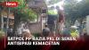 Picu Kemacetan, Belasan PKL di Senen Dirazia Satpol PP