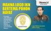 Infografis Logo IKN Bertema Pohon hayat