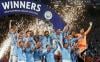 Selebrasi Pemain Manchester City Angkat Trofi Liga Champions 2022/2023 - Bagian 1