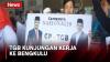 Relawan Bentangkan Poster Ganjar-TGB Sambut Kedatangan Ketua Harian Nasional DPP Partai Perindo di Bengkulu
