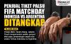 Infografis Polisi Tangkap 4 Pemalsu Tiket Argentina Vs Indonesia