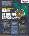 Infografis Pesawat Semuwa Air Hilang Kontak dan Ditemukan Jatuh di Tengah Hutan Papua