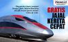Infografis Gratis Jajal Kereta Cepat Jakarta-Bandung, Ini Syaratnya