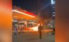 Motor Terbakar di SPBU Tangerang Usai Isi Bensin, Pengendara Kabur