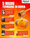 Infografis 5 Madu Termahal di Dunia