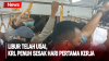 KRL Relasi Bogor - Jakarta Kota Penuh Sesak Hari Pertama Kerja