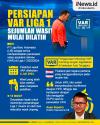 Infografis Wasit Liga 1 Siap Dilatih Teknologi VAR