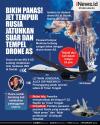 Infografis Jet Tempur Rusia Jatuhkan Suar dan Tempel Drone AS di Suriah