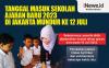 Infografis Tanggal Masuk Sekolah di Jakarta