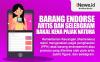 Infografis Barang Endorse Artis dan Selebgram Bakal Kena Pajak Natura