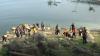 Ratusan Polisi Bersihkan Sampah Plastik di Waduk Jatiluhur Purwakarta