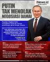 infografis Putin Tegaskan Tak Menolak Negosiasi Damai dengan Ukraina
