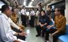 Momen Presiden Jokowi Jajal Kereta LRT Jabodebek - Bagian 2