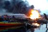 Api Belum Padam, Kapal Nelayan yang Terbakar di Tegal Bertambah