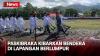 Lapangan Penuh Lumpur, Paskibraka  Kibarkan Merah Putih di Sebatik