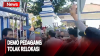 Demo Pedagang Mayoritas Emak-Emak Berakhir Ricuh di Sampang