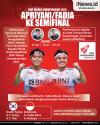 Infografis BWF World Championship 2023: Apriyani/Fadia ke Semifinal