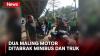 Kepergok Curi Motor di Ancol, 2 Maling Motor Bonyok Ditabrak Minibus dan Truk