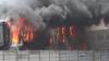Penampakan 9 Gerbong Kereta Terbakar di Purwakarta, Api Berkobar Asap Hitam Tebal Membubung