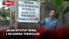 Akses Jalan Ditutup Seng, Satu Keluarga Terisolasi di Palembang
