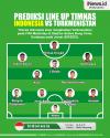 Infografis Prediksi Line Up Timnas Indonesia Vs Turkmenistan