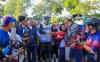 Gowes Keliling Semarang, Ratusan Pesepeda Beri Salam Perpisahan ke Ganjar Pranowo