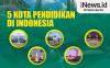 Infografis 5 Kota Pendidikan di Indonesia