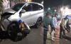 Kecelakaan di Bandung Dini Hari, Minibus Masuk Jalur Berlawanan Tabrak Motor