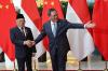 Momen Pertemuan Wapres Ma'ruf Amin dan PM China Li Qiang