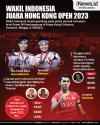 Infografis Wakil Indonesia Juara Hong Kong Open 2023