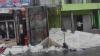 Kecelakaan di Sukabumi Hari Ini, Truk Oleng Tabrak 3 Ruko lalu Terbalik