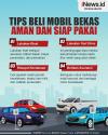 Infografis Tips Beli Mobil Bekas Aman dan Siap Pakai