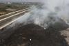 Jalan Tol Cibitung-Cilincing Diselimuti Asap Kebakaran Sampah