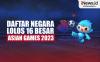 Infografis Daftar Negara yang Lolos 16 Besar Asian Games 2022
